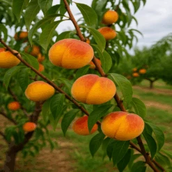 Elberta Peach Tree 8 Elberta Peach Tree -Pixies Gardens ChatGPTImageMay20 2025 10 43 52AM
